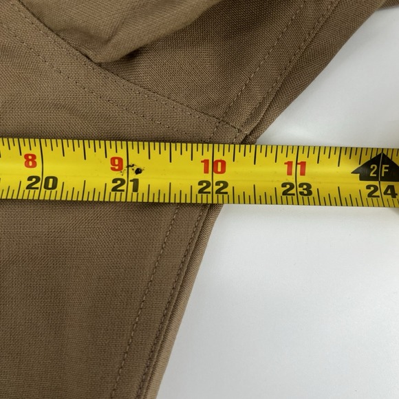 U.S. military DSCP Valor Collection Men's dress shirt 16x35 Khaki Made in USA - Picture 9 of 13